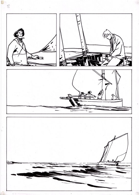 For sale - Trois éclats blancs by Bruno Le Floc'h - Comic Strip