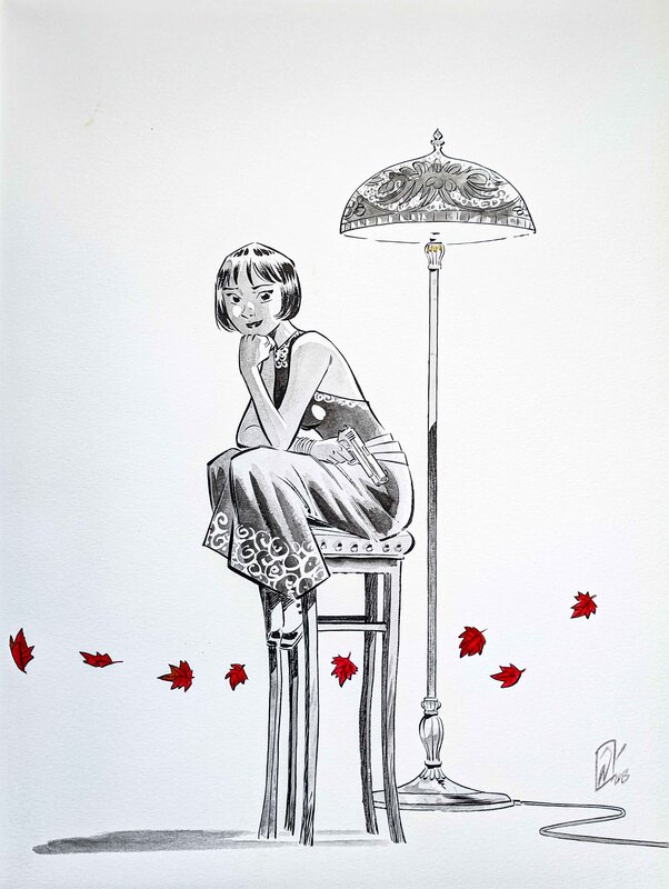 For sale - Silas Corey by Pierre Alary - Original Illustration