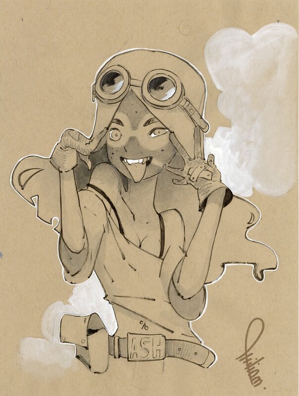 Ash par Philtomato - Illustration originale