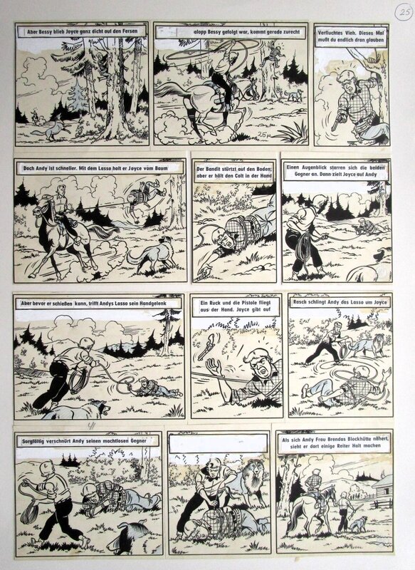 Karel Verschuere, Willy Vandersteen, Bessy #29 - Onrust in Redskin City pagina 25 - Verschuere / Vandersteen - Comic Strip