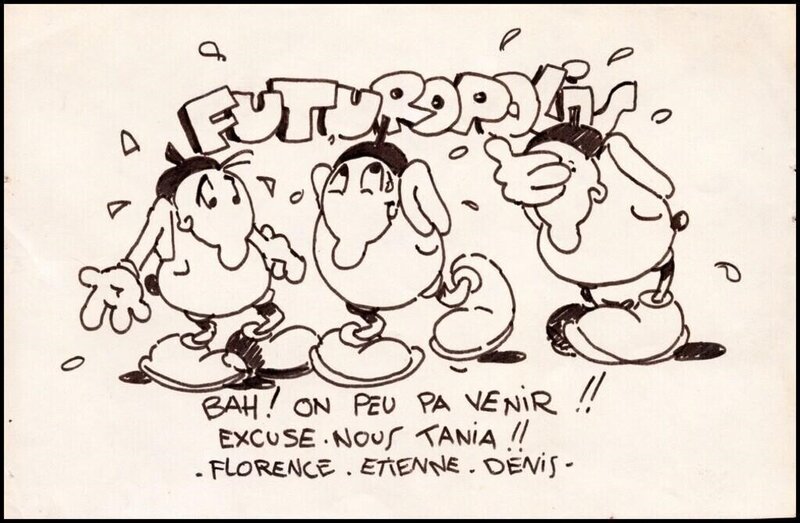 Futuro by Florence Cestac - Original Illustration