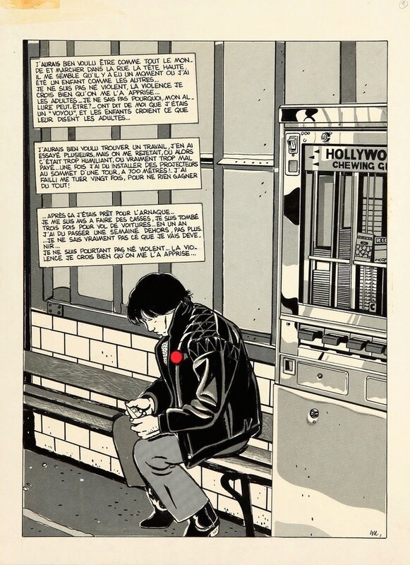 Idole by Chantal Montellier - Comic Strip