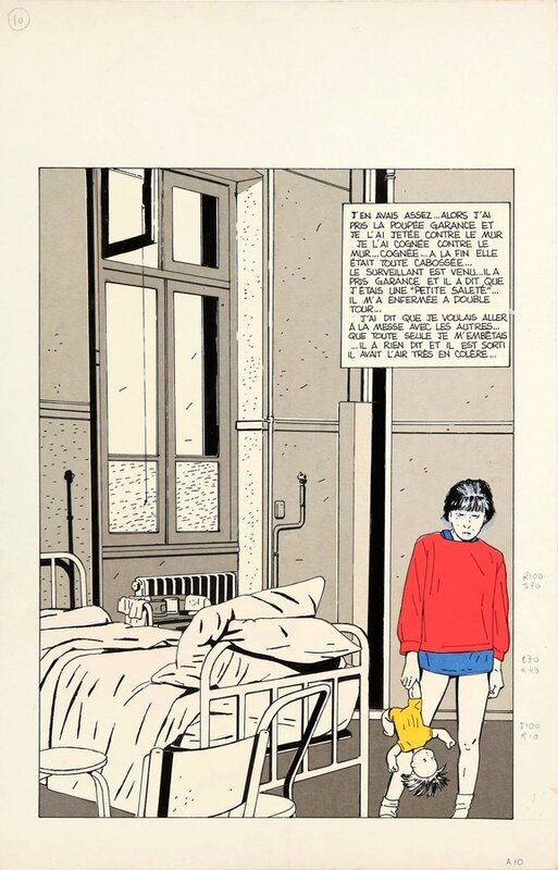 Idole par Chantal Montellier - Planche originale