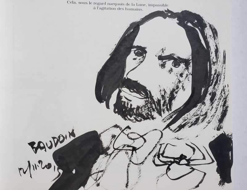 Edmond Baudoin, LES RÊVEURS LUNAIRES : QUATRE GENIES QUI ONT CHANGE L'HISTOIRE - Dédicace