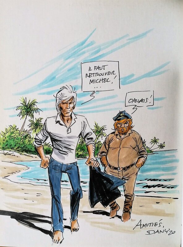 Bernard Prince par Dany - Dédicace