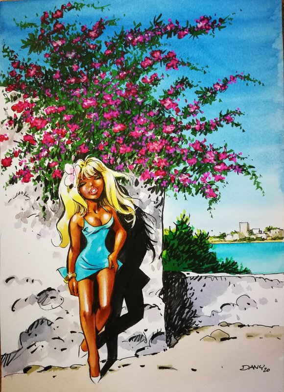Colombe par Dany - Illustration originale