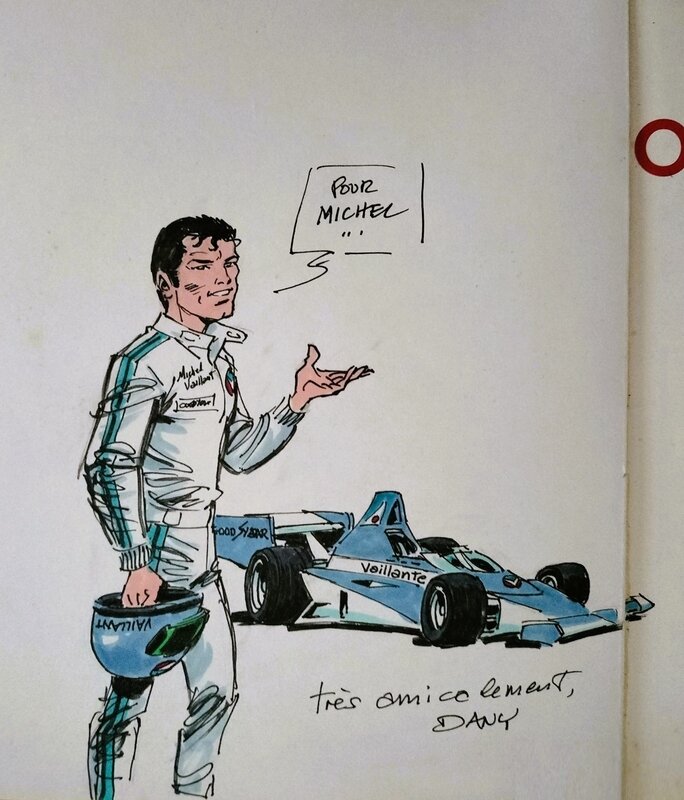 Michel Vaillant by Dany, Jean Graton - Sketch