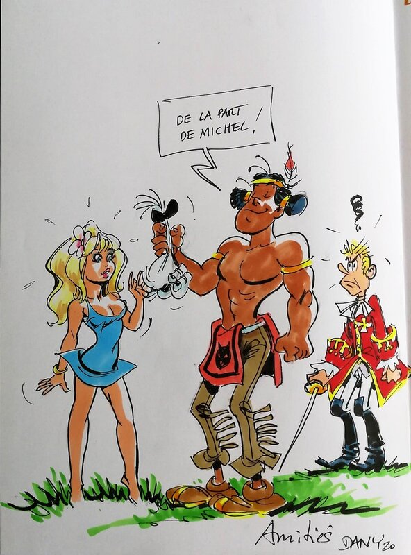 Oumpah-Pah par Dany - Dédicace