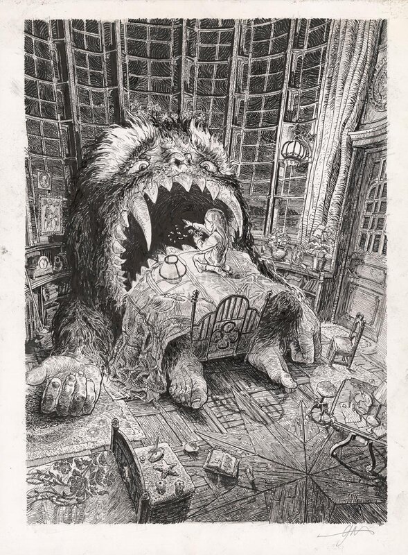Le Yark by Laurent Gapaillard, Bertrand Santini - Original Illustration