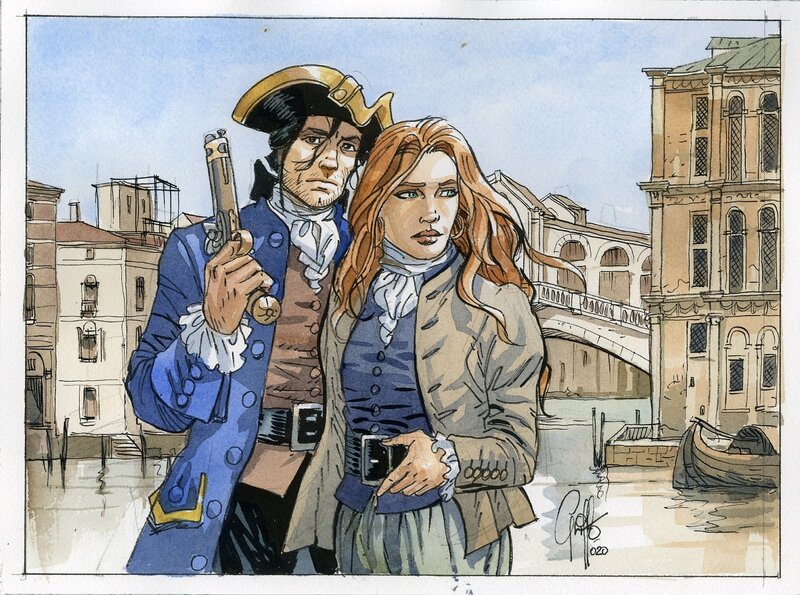 Giacomo C. par Griffo - Illustration originale