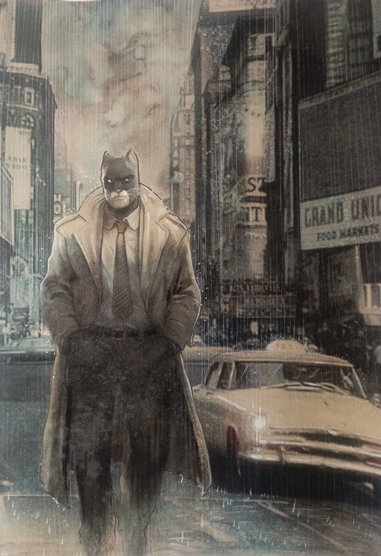 Fabrice Le Hénanff, Tribute /Blacksad 2025 - Planche originale