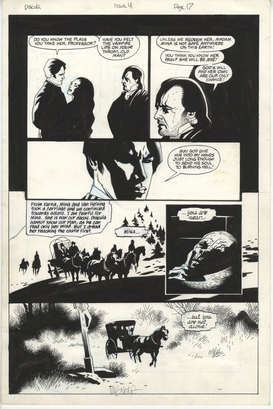 Dracula 4 page 17 by Mike Mignola - Comic Strip