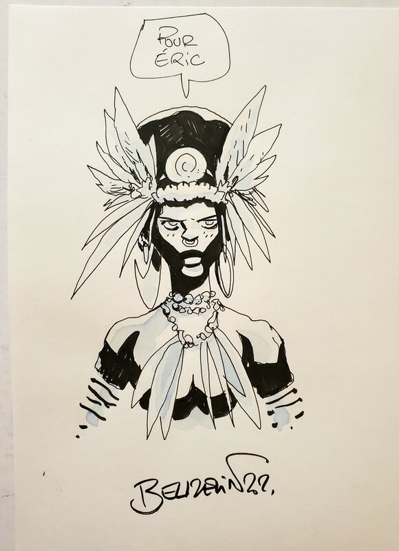 L'ENVOUTEUSE by Boris Beuzelin - Sketch