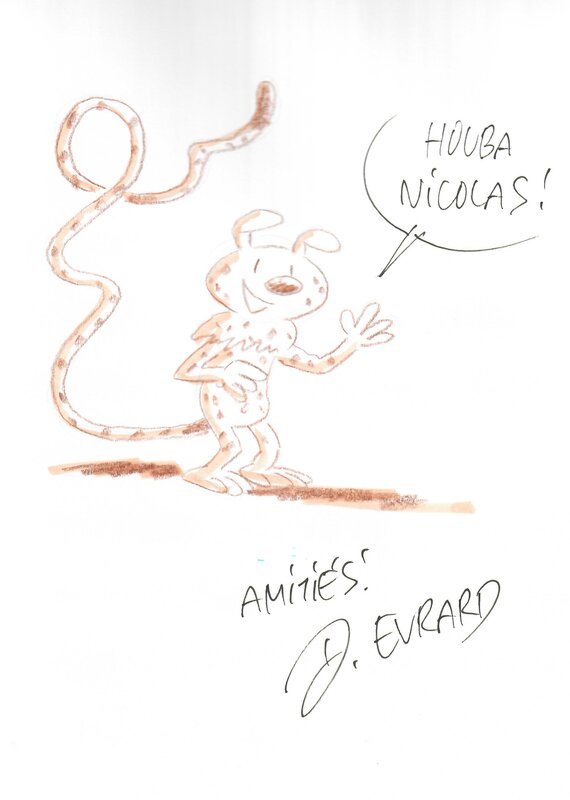 David Evrard, Le Marsupilami dans le T2 des Amis de Spirou - Sketch