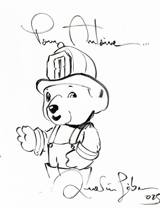 Quentin Gréban, Un jour, je serais pompier - Dédicace