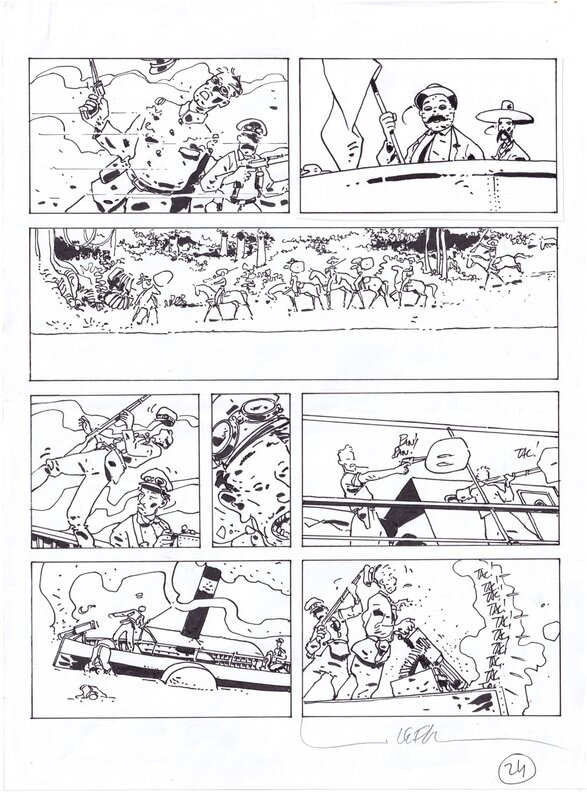 En vente - Bruno Le Floc'h, Chroniques outremers - Planche originale