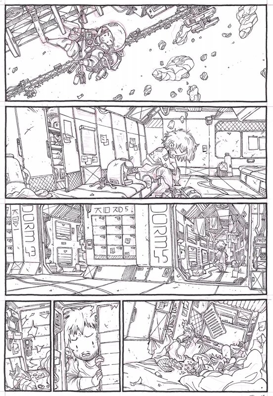 Frontier par Guillaume Singelin - Planche originale