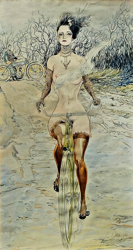 Moderne Godivah par Denis Sire - Illustration originale