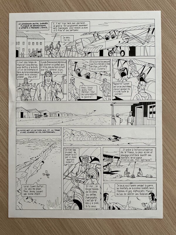 En vente - Philippe Chapelle, Frédéric Marniquet, Planche originale Paul Darnier - Planche originale