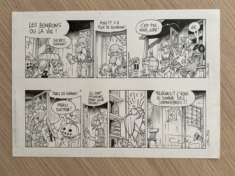 En vente - Planche Originale Brad Rock - Jilème - Planche originale
