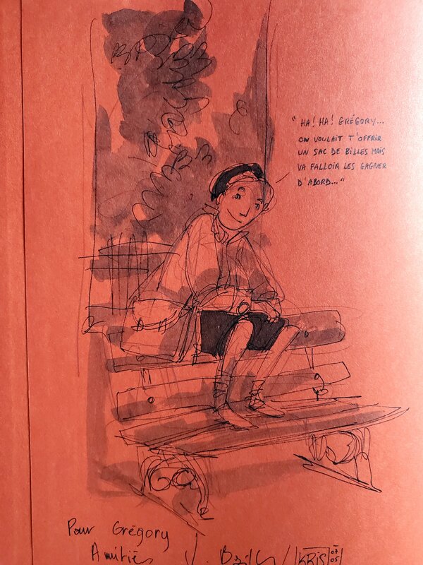 Vincent Bailly, Kris, UN SAC DE BILLES   T1 - Dédicace