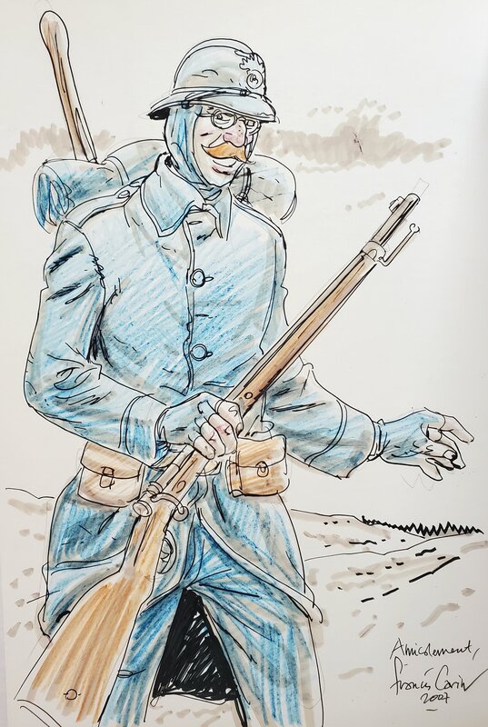 LES DIABLES BLEUS by Francis Carin - Sketch