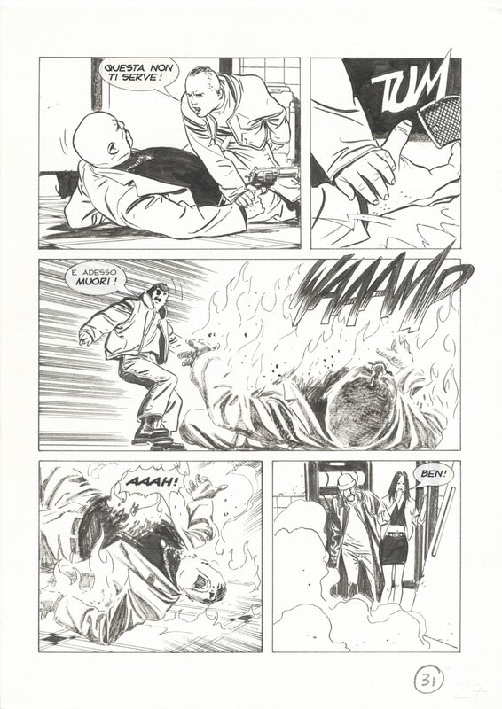 Roberto De Angelis, 2006 - Natan never #187 - Planche originale