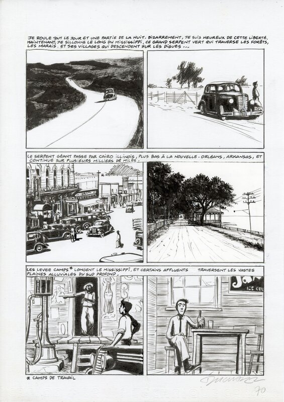 For sale - Frantz Duchazeau, Lomax – Planche originale 70 - Comic Strip