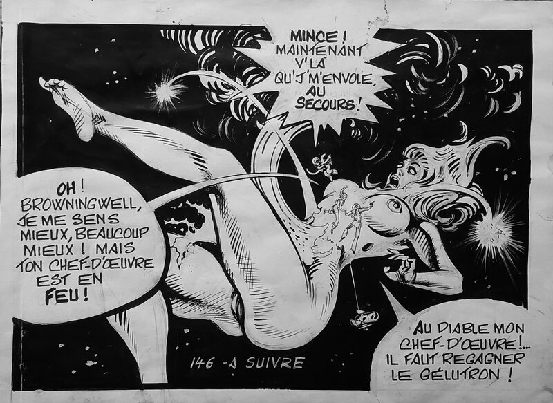 Jean-Claude Forest, Barbarella galactique - Comic Strip