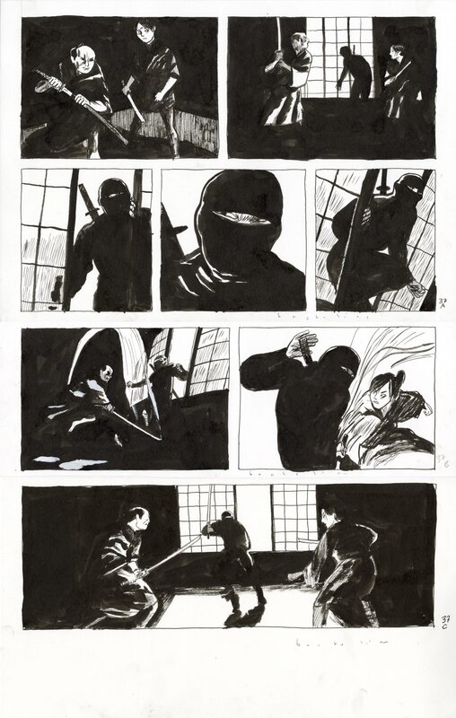 For sale - Benjamin Bachelier, Le clan des Otori – planche originale 41, tome 1 - Comic Strip