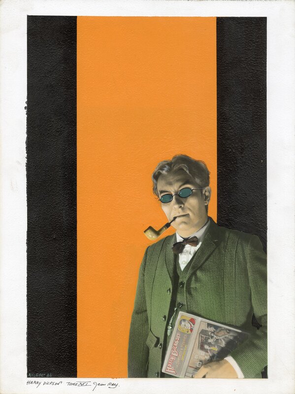 For sale - Jean-Michel Nicollet, Harry DICKSON – L’intégrale 21 – NEO – Illustration originale de couverture - Original Illustration
