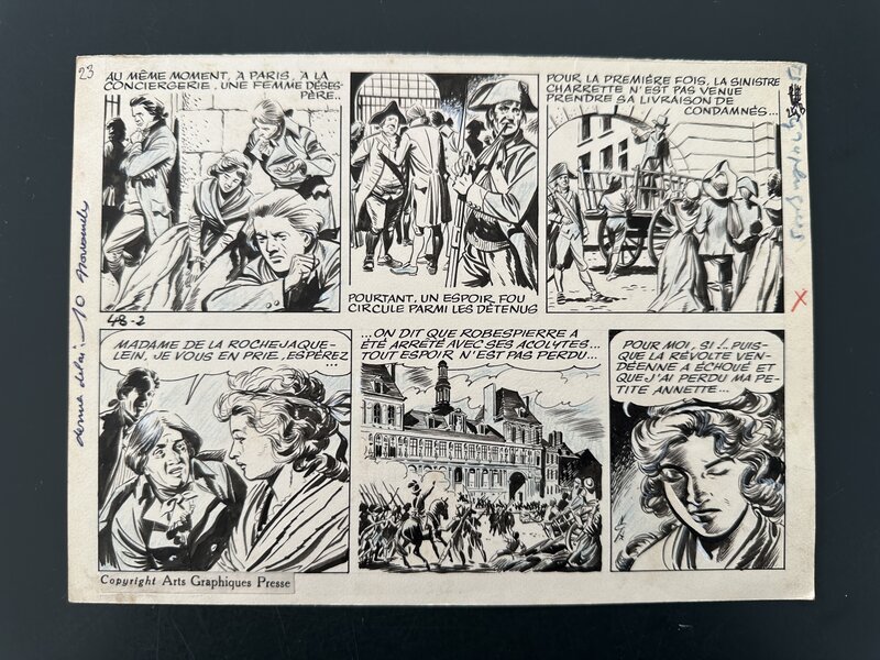En vente - Planche Originale Noel Gloesner 