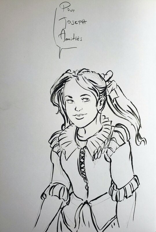 Christophe Carmona, LES AVENTURES D'ALINE   T5 LES TOURS DE BLANDY - Sketch