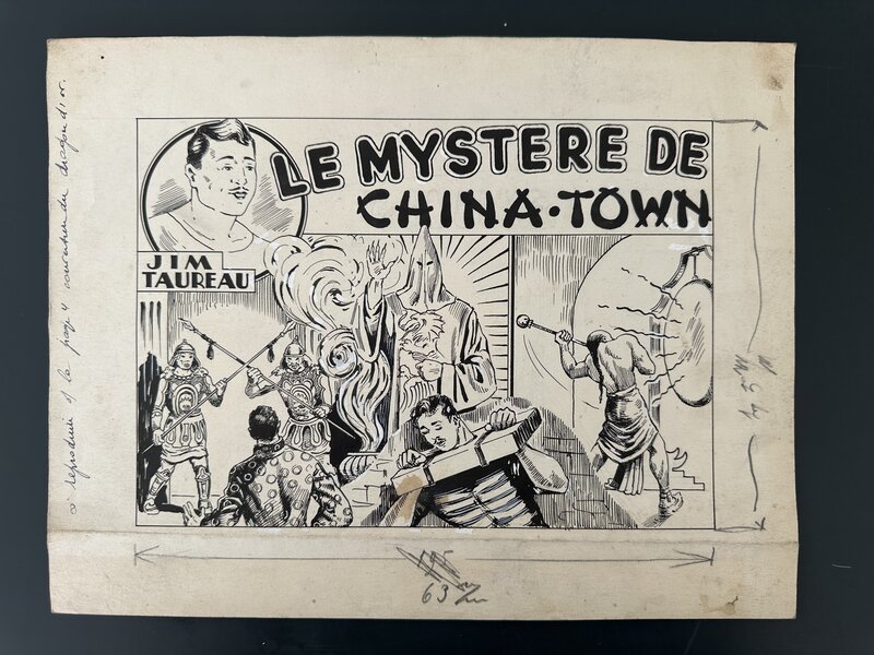 En vente - Couverture Originale Edgardo Dell'Acqua Jim Taureau N°2 