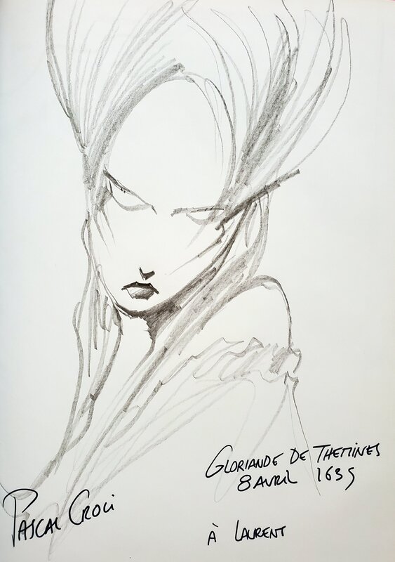 Pascal Croci, GLORIANDE DE THEMINES - Sketch