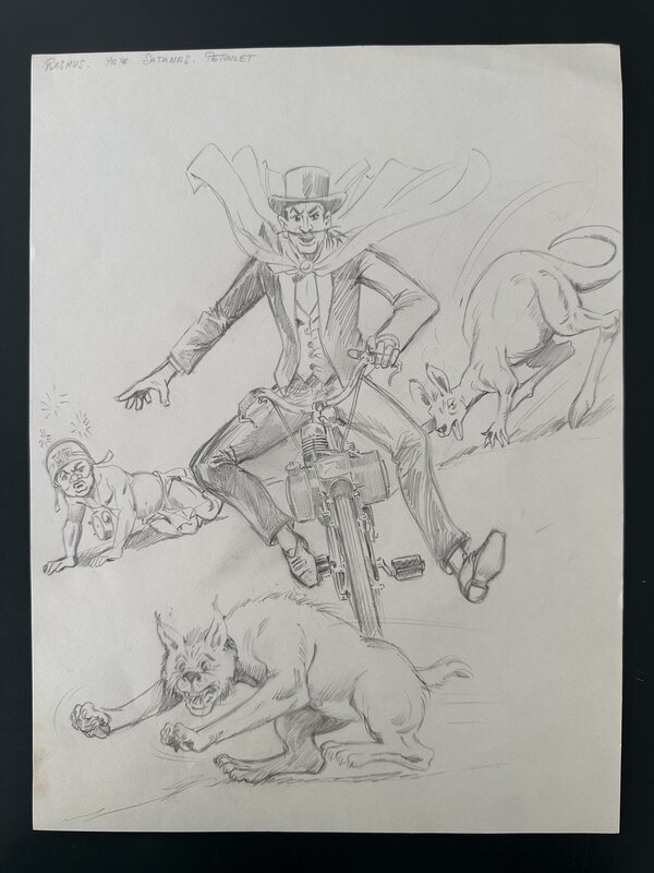 En vente - Dessin Original Remy Bordelet 