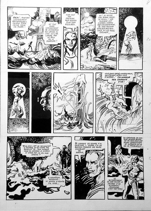 Jean-Claude Forest, Dans le rêve de Barbarella - Planche originale