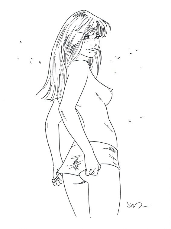 En vente - Jim, Marie - Une nuit à Rome - Planche originale