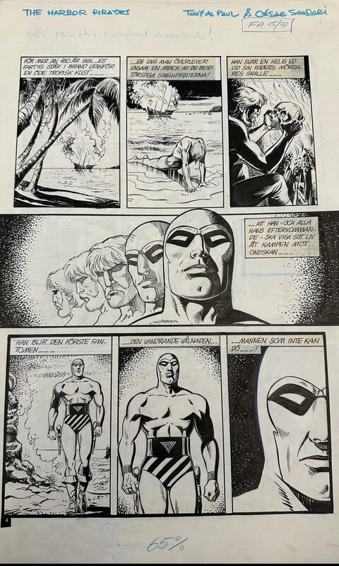 Origin Phantom par César Spadari - Planche originale