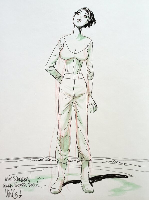Vince, VORTEX   T6 TESS WOOD & CAMPBELL - Dédicace
