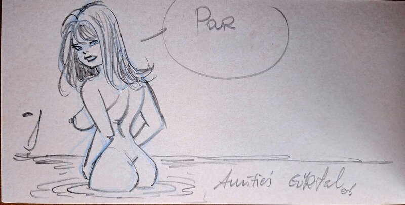 Petite coquine by Gürçan Gürsel - Sketch