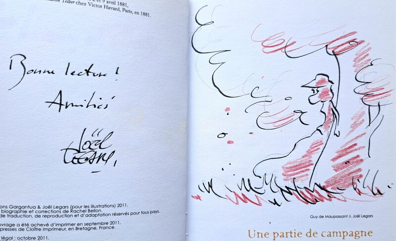 Henriette par Joël Legars - Dédicace