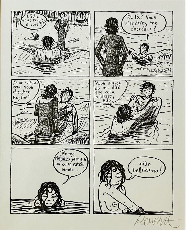 Fred Bernard, L'ivresse du poulpe - Planche 131 - Planche originale