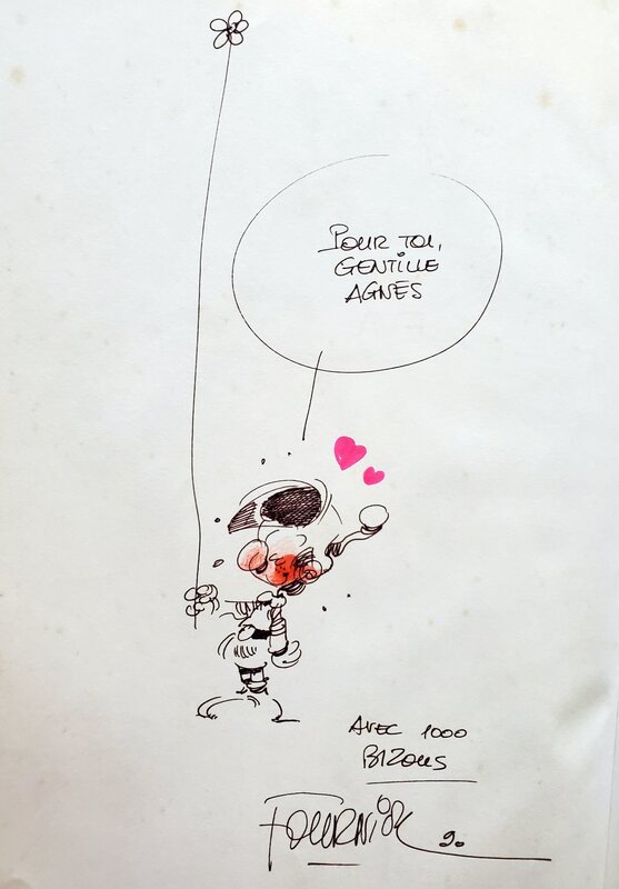 Jean-Claude Fournier, BIZU   T1 LE CHEVALIER POTAGE - Dédicace