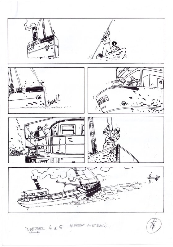 En vente - Bruno Le Floc'h, Chroniques outremers - Planche originale