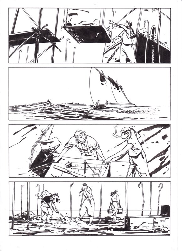 For sale - Trois éclats blancs by Bruno Le Floc'h - Comic Strip