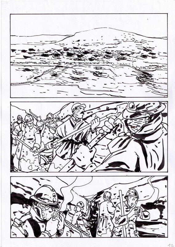 For sale - Un après-midi d'été by Bruno Le Floc'h - Comic Strip