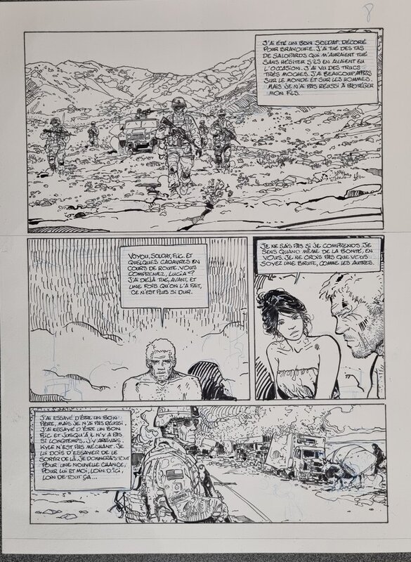 En vente - Mexicana par Gilles Mezzomo, Matz - Planche originale