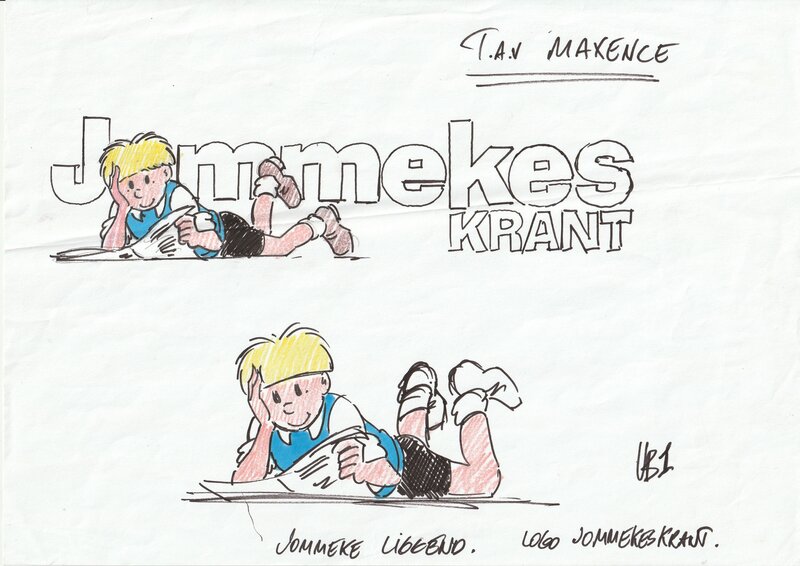 Logo Jommekeskrant by Gerd Van Loock - Comic Strip