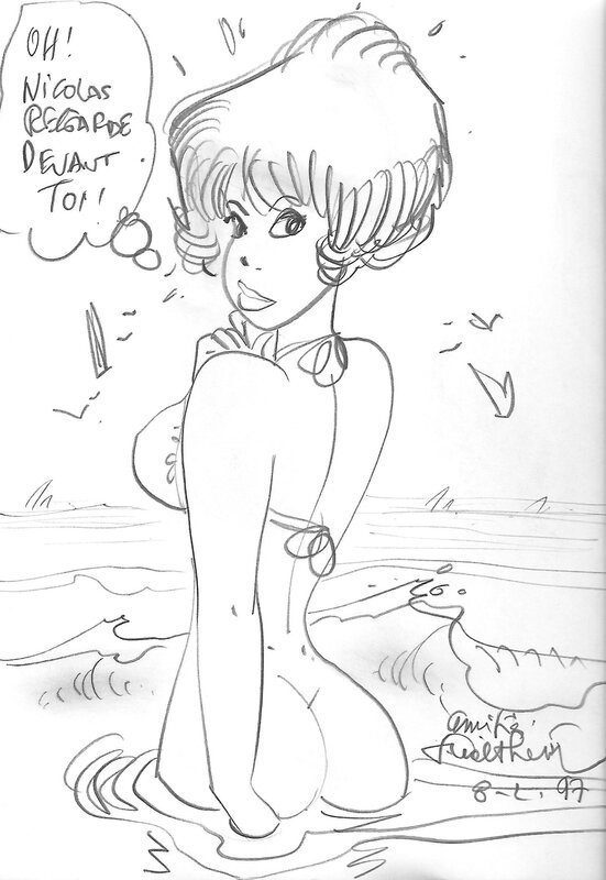 Natacha by François Walthéry - Sketch